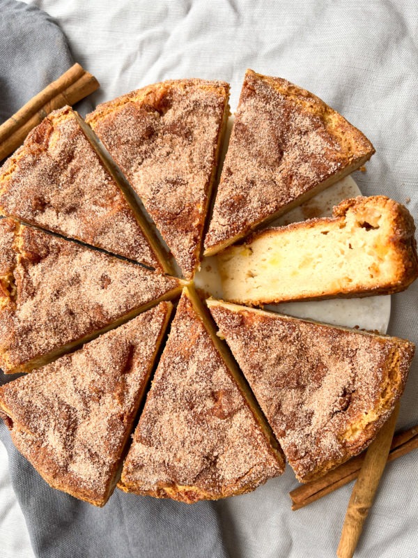 gluten free cinnamon apple cake