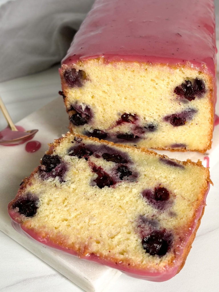 Gluten Free Lemon Blueberry Loaf