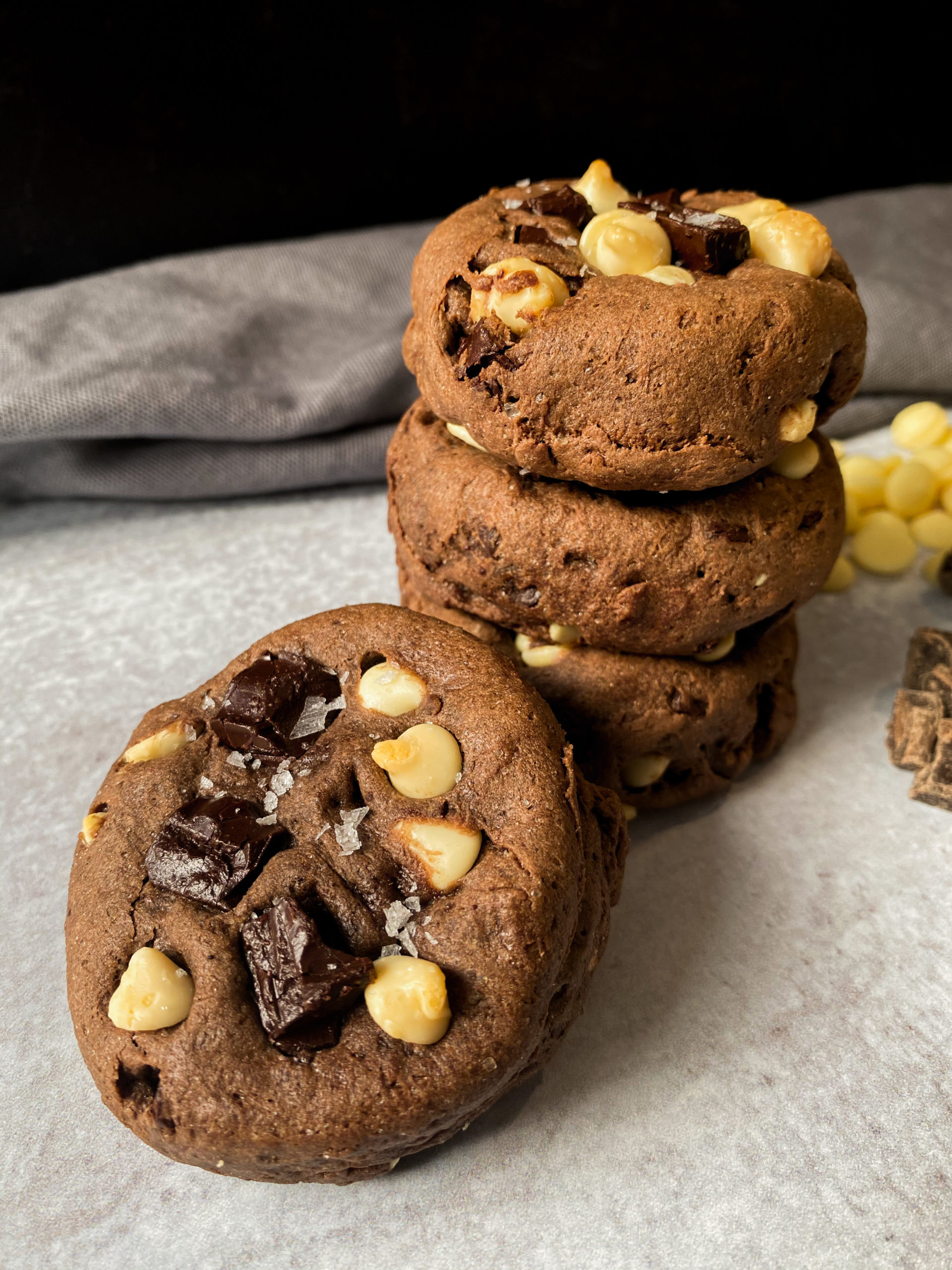 Gluten Free Triple Chocolate Chip Cookies - Hand + Heart Gluten Free