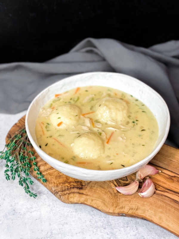 Gluten Free Chicken and Dumplings - Hand + Heart Gluten Free
