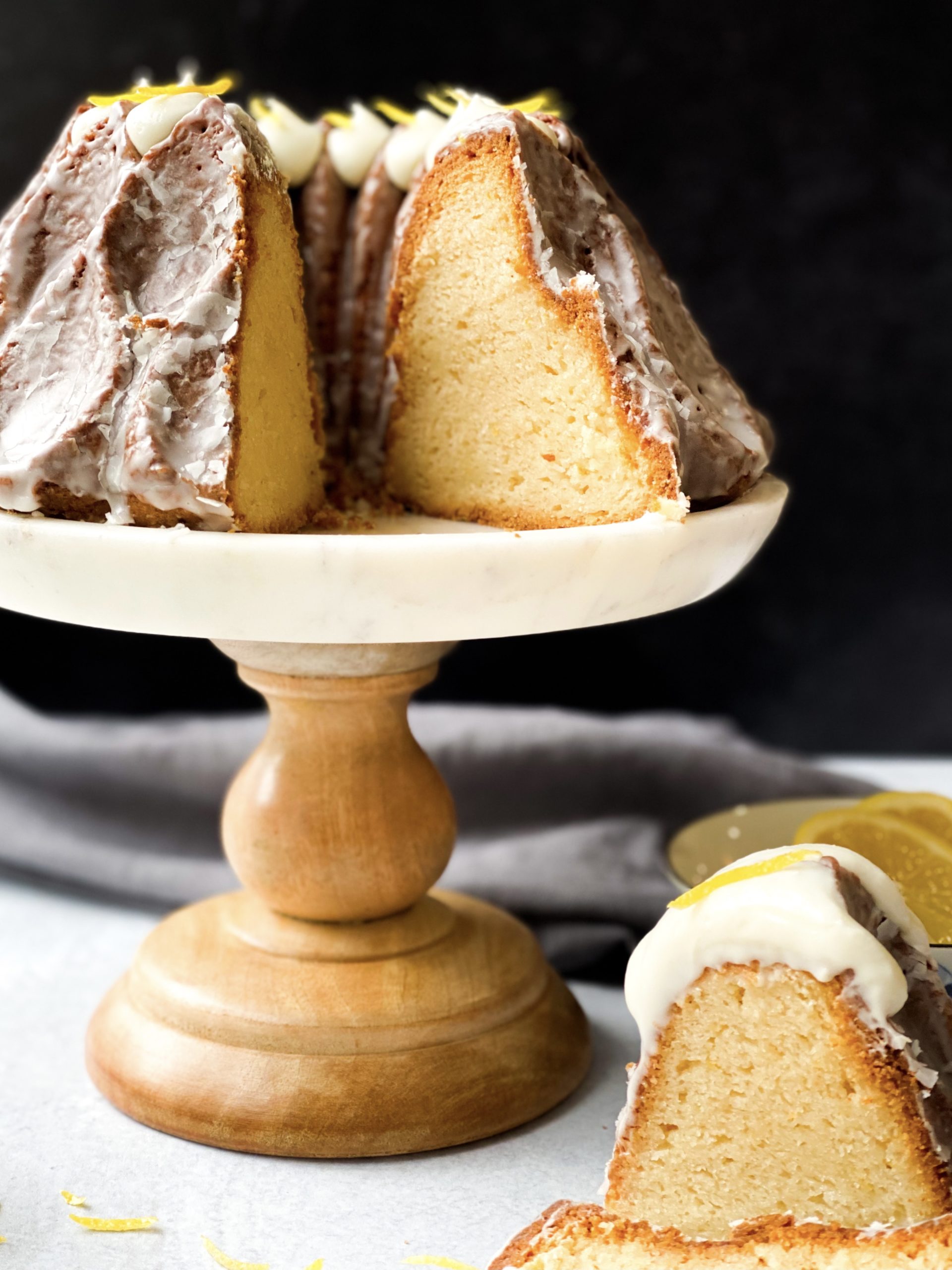 Gluten Free Lemon Pound Cake Hand + Heart Gluten Free