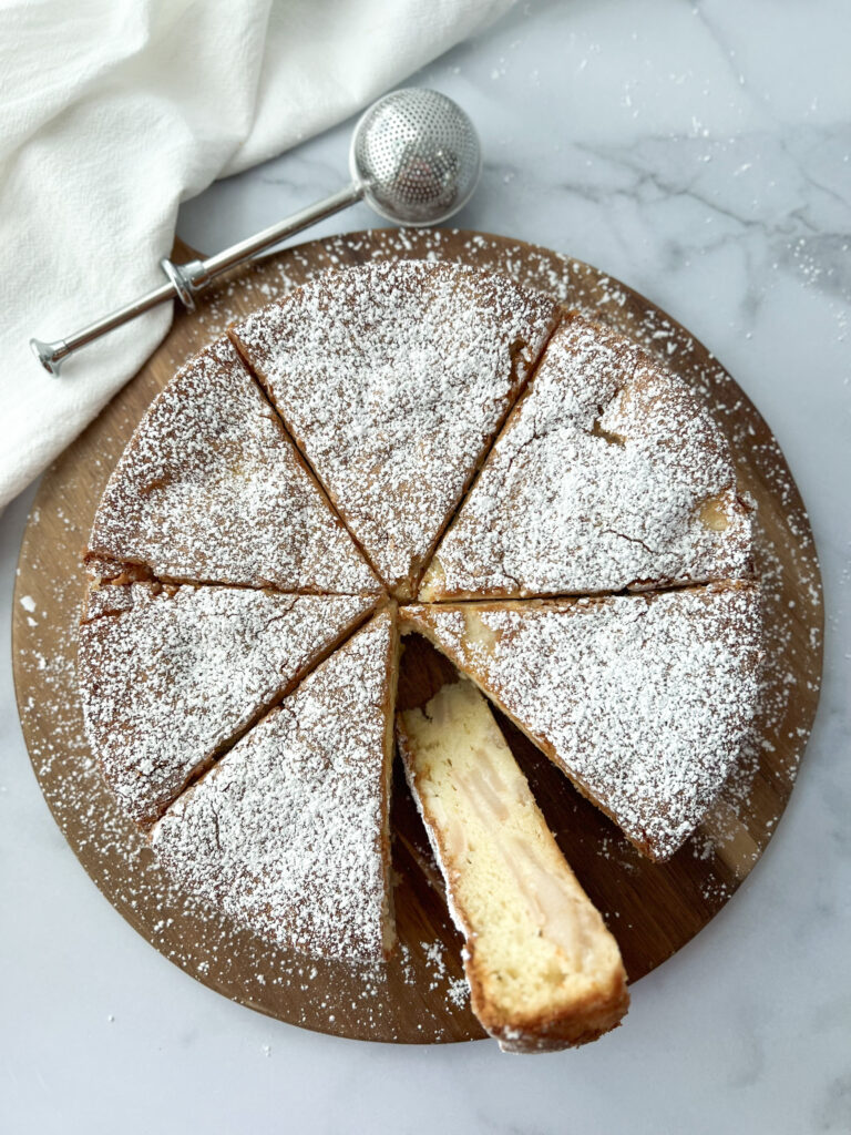 gluten free apple cream torte